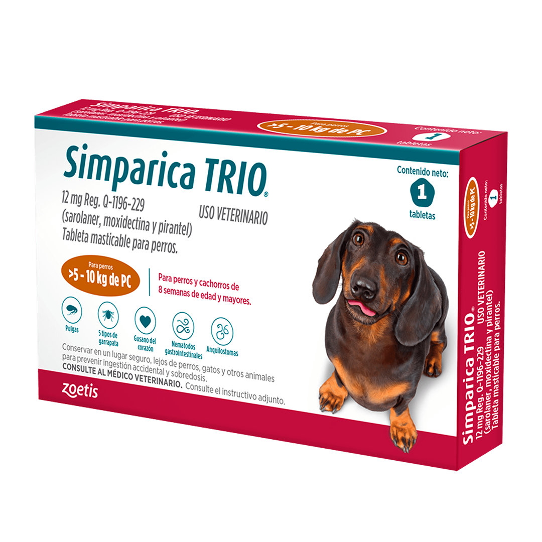SIMPARICA TRIO (5 - 10 kg)